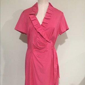 Designer dress new coral pink